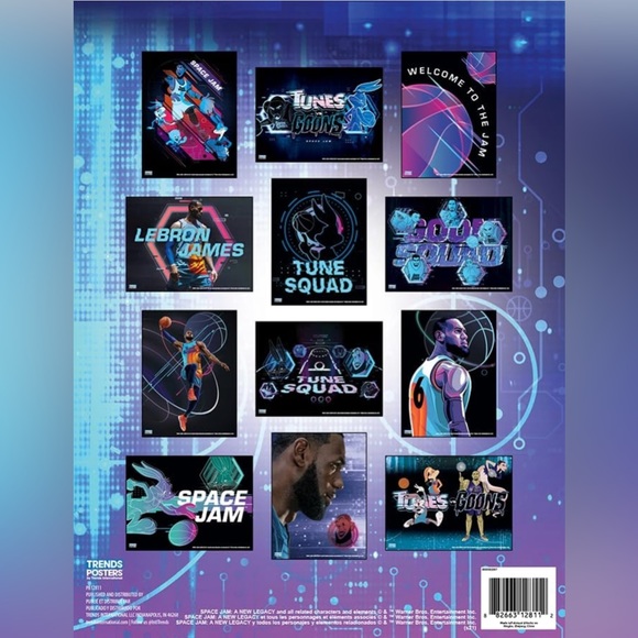 Trends Posters SPACE JAM: A NEW LEGACY 8.5" x 11" Wall Poster Book 12 Posters - Picture 3 of 6